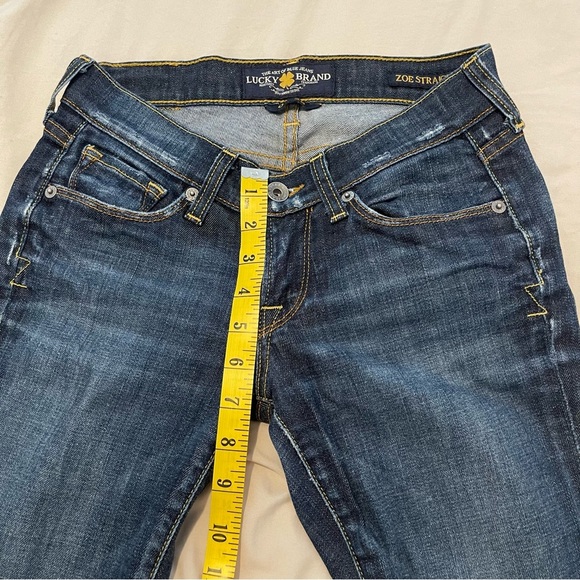 Lucky Brand Women's Straight Leg Jeans - Blue - Picture 4 of 6